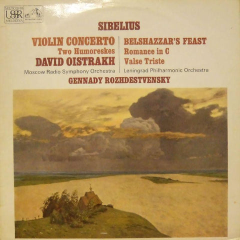 Sibelius-Violin Concerto/ Belshazzar's Feast-HMV/ Melodiya-Vinyl LP
