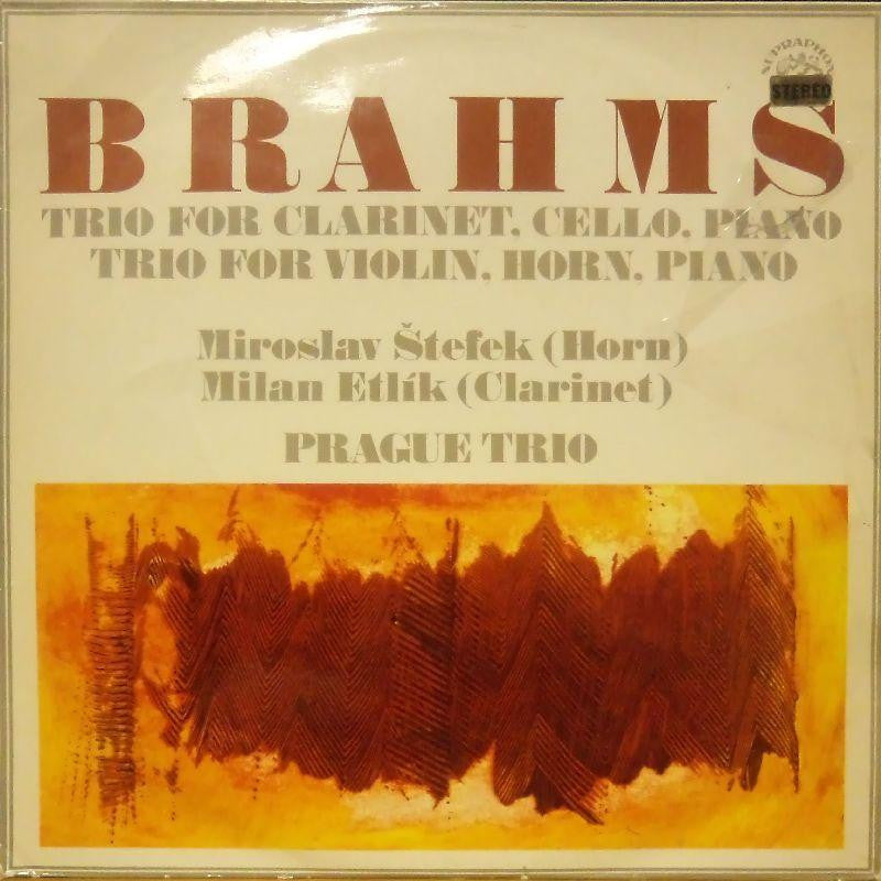 Brahms-Trio For Clarinet, Cello & Piano-Supraphon-Vinyl LP