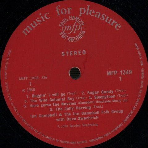And The Ian Campbell Folk Group-MFP-Vinyl LP-VG/Ex-