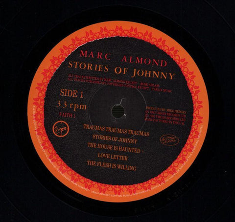 Stories Of Johnny-Virgin-12" Vinyl P/S-VG/Ex