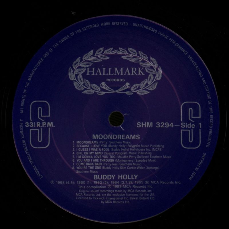 Moondreams-Hallmark-Vinyl LP-Ex+/NM