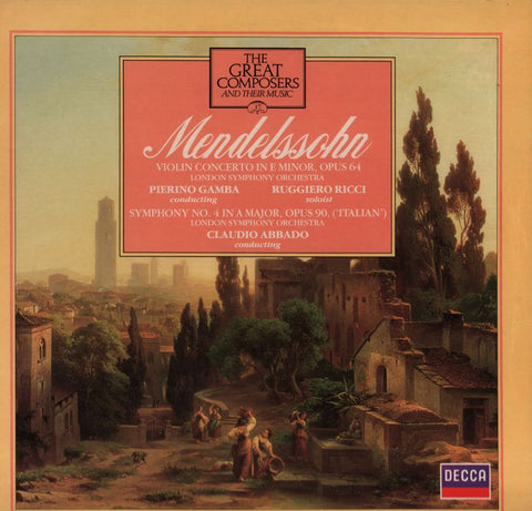 Violin Concerto-Claudio Abbado-Decca-Vinyl LP