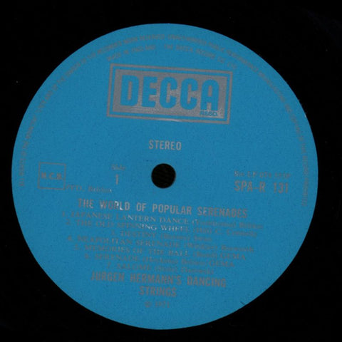 The World Of Popular Serenades-Decca-Vinyl LP-VG+/NM