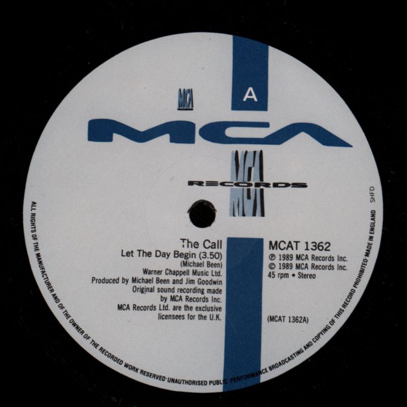 Let The Day Begin-MCA-12" Vinyl-VG+/NM