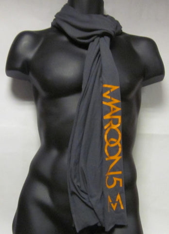 Maroon 5-Grey Maroon Scarf-Unisex-One Size-T Shirt