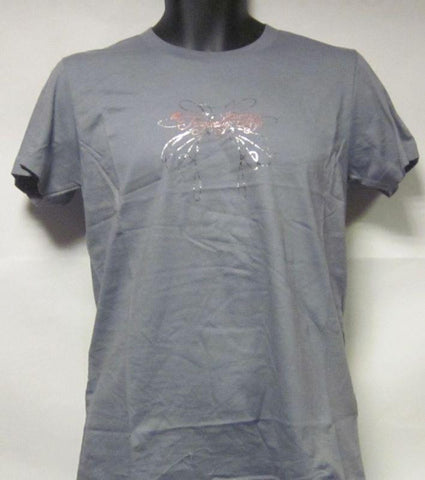 The Tragically Hip-Grey Ribbon Ladies XL-T Shirt
