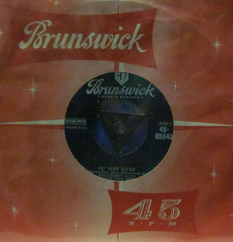 Bing Crosby & The Buddy Cole Trio-Ol Man River-Brunswick-7" Vinyl
