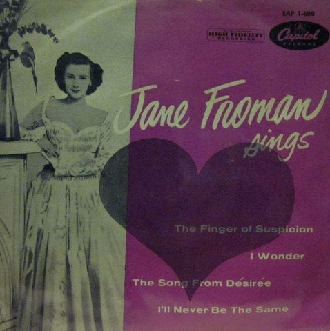 Jane Froman-The Finger of Suspicion-Capitol-7" Vinyl