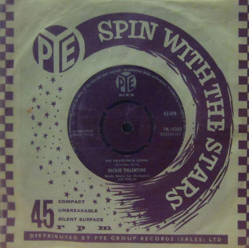 Dickie Valentine-My Favourite Song-Pye-7" Vinyl