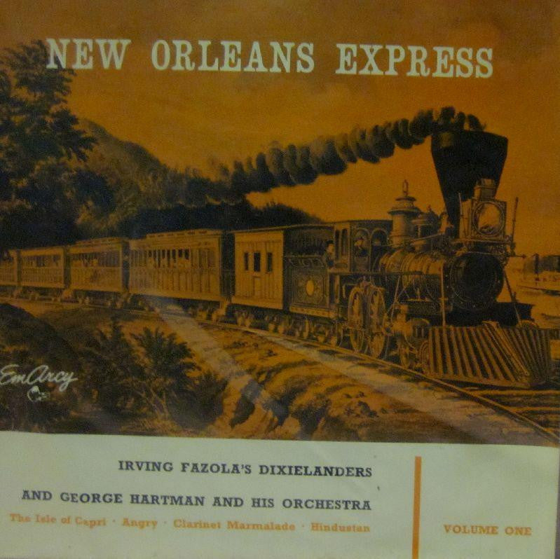 D J Shortcut-New Orleans Express Vol. One-Orange Label-7" Vinyl