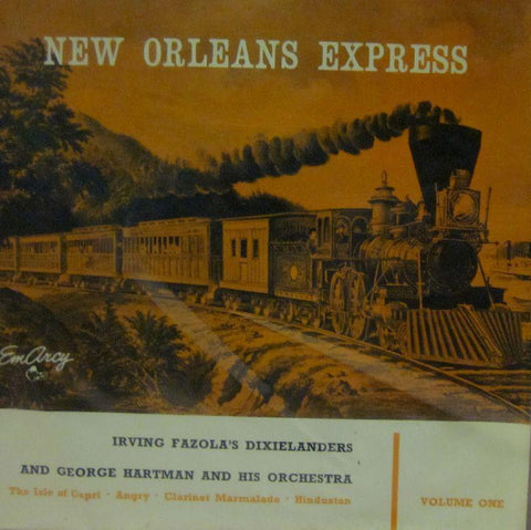 D J Shortcut-New Orleans Express Vol. One-Orange Label-7" Vinyl