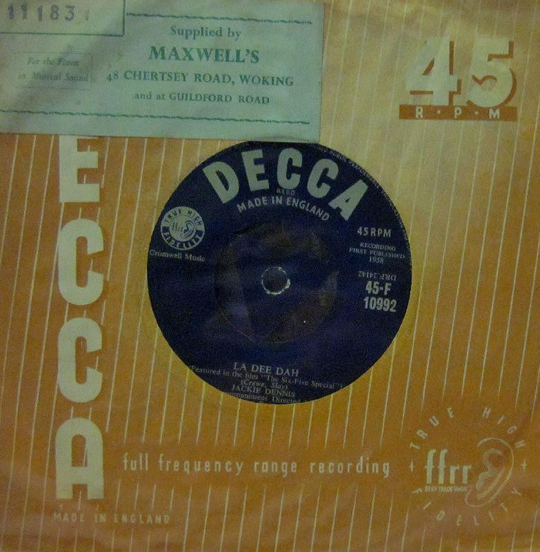 Jackie Dennis-La Dee Dah-Decca-7" Vinyl