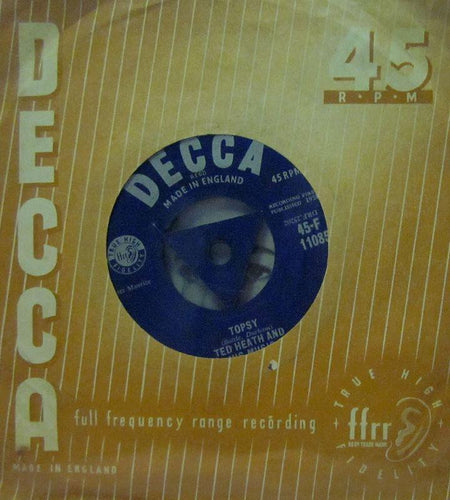 Ted Heath & His Music-Topsy-Decca-7" Vinyl