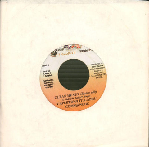Capleton/Lit Capes/Commanche-Clean Heart-Granny Musik-7" Vinyl