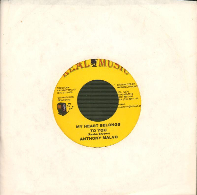 Anthony Malvo-My Heart Belongs To You-Real Music-7" Vinyl