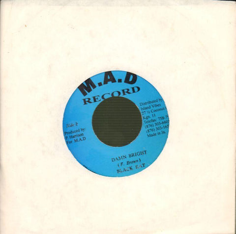 Black Rat-Damn Right-Mad-7" Vinyl