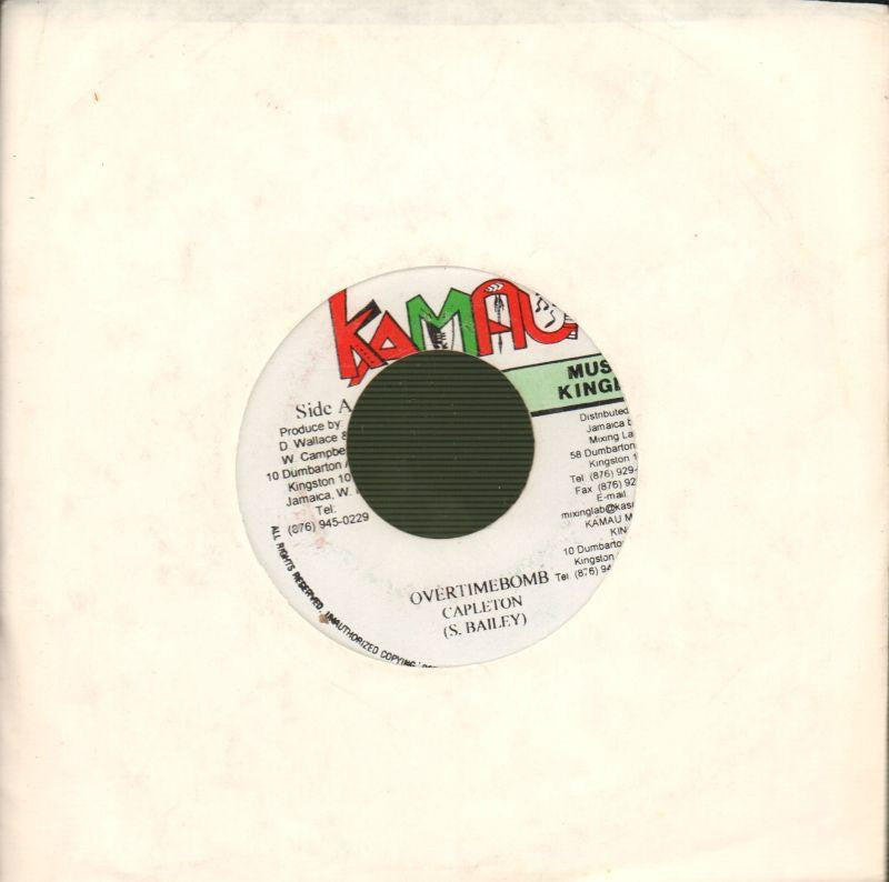 Capleton-Overtime Bomb-Kamau-7" Vinyl
