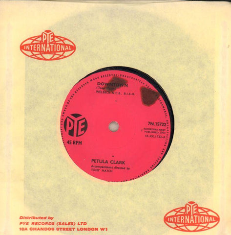 Petula Clark-Downtown / You'd Better Love Me-Pye-7" Vinyl