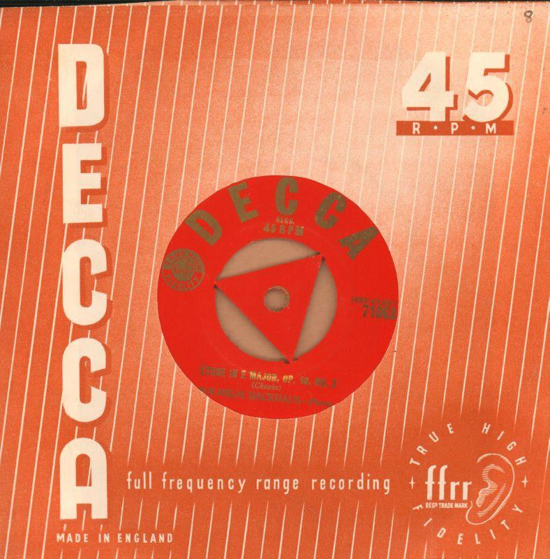 Chopin-Etude In E Major / Waltz No.2-Decca-7" Vinyl