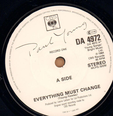 Everything Must Change: The Christmas Package-CBS-2x7" Vinyl Gatefold-VG/VG