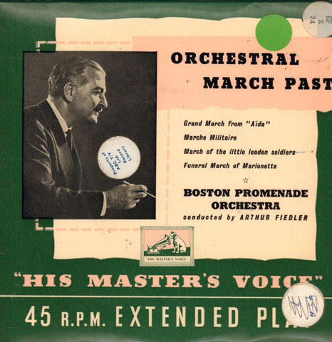 Arthur Fiedler & Boston Pops-Orchestral March Past EP-HMV-7" Vinyl P/S