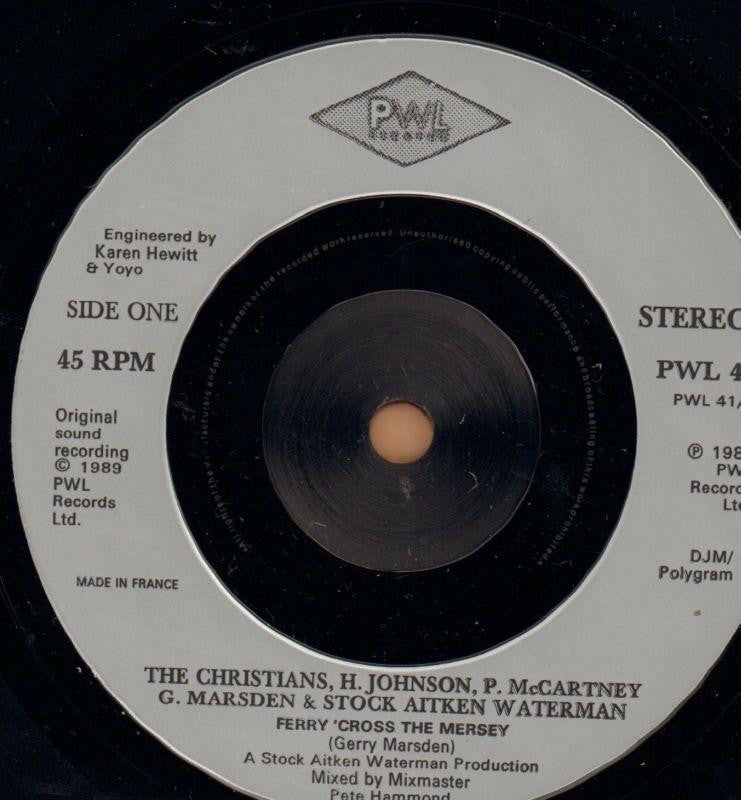 Ferry Cross The Mersey-PWL-7" Vinyl P/S-Ex/VG+