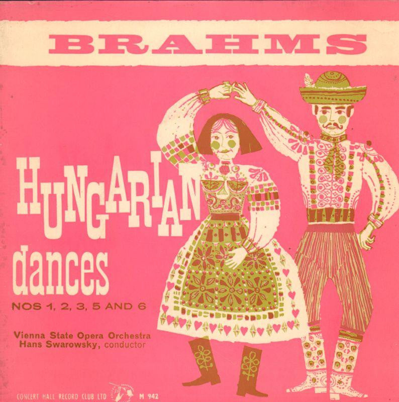 Brahms-Hungarian Dances-Concert Hall-7" Vinyl P/S