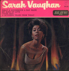 Sarah Vaughan-What A Difference A Day Made EP-Bravo-7" Vinyl P/S