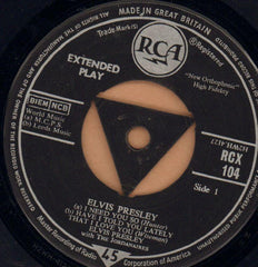 Elvis Presley EP-RCA-7" Vinyl P/S-VG/VG