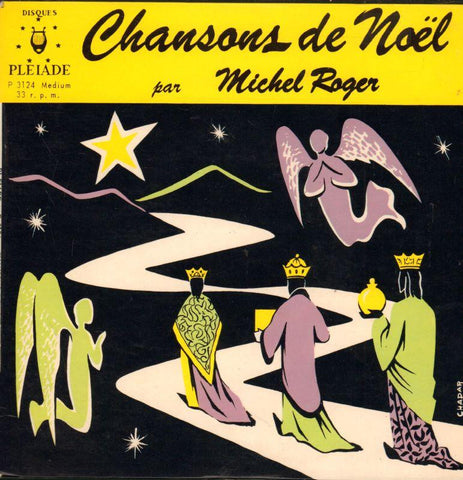 Michel Roger-Chansons De Noel EP-PLEDIADE-7" Vinyl P/S
