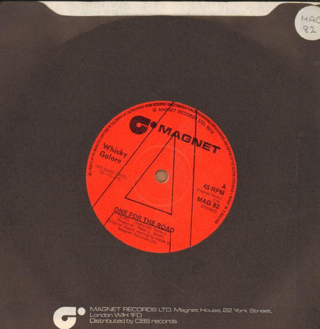Whiskey Galore-One For The Road / Power To Your Elbow-Magnet-7" Vinyl