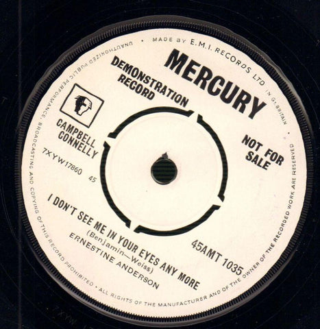 I Don't See Me In Your Eyes / Be Mine-Mercury-7" Vinyl-VG/VG