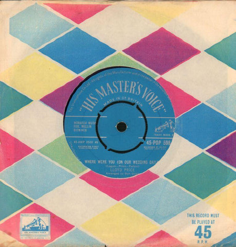Lloyd Price-Where Were You / Is It Really Love-HMV-7" Vinyl