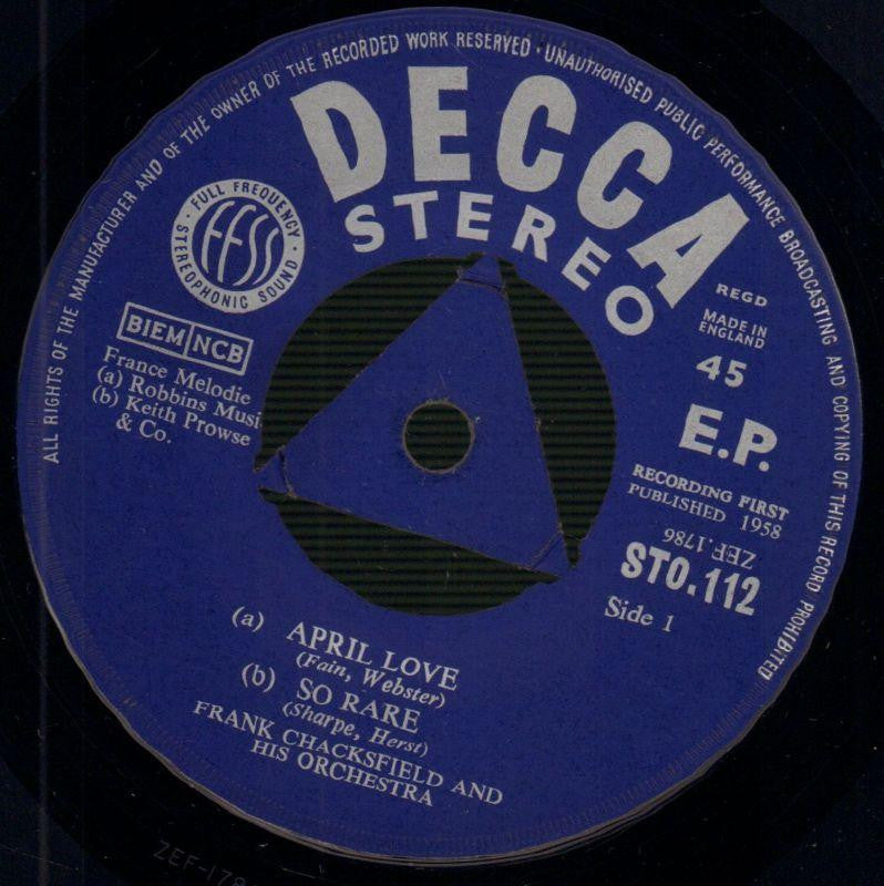 Love Letters In The Sand-Decca-7" Vinyl P/S-VG/VG