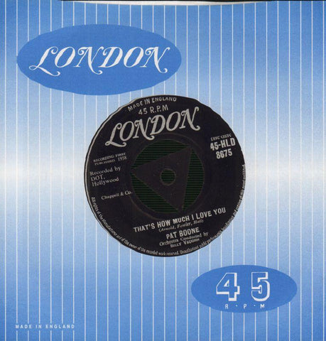 Pat Boone-That's How Much I Love You / If Dreams Came True-london-7" Vinyl