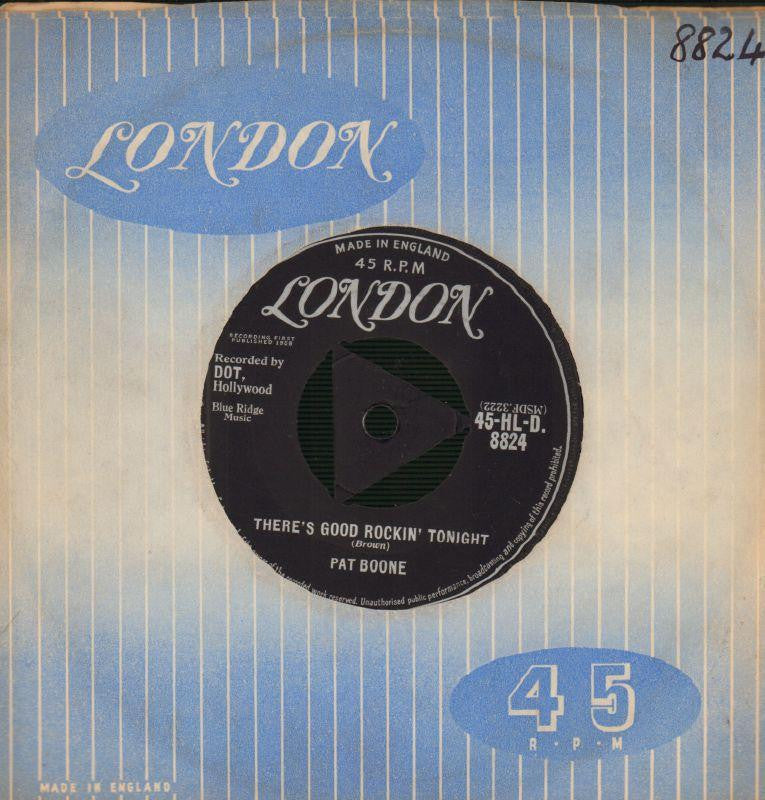 Pat Boone-There's Good Rockin Tonight / With The Wind And Rain-London-7" Vinyl