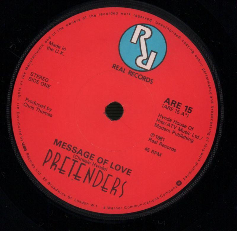 Message Of Love-Real-7" Vinyl P/S-Ex/NM