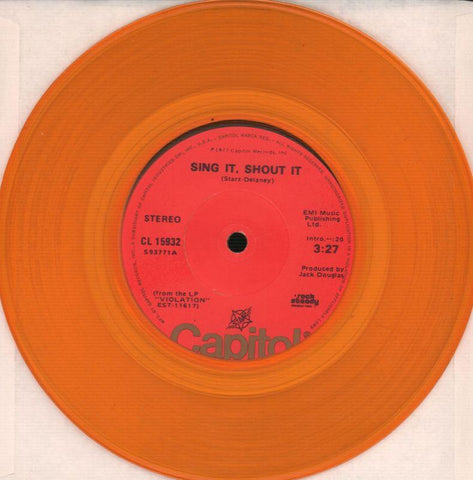 Sing It, Shout It-Capitol-7" Vinyl-Ex/NM