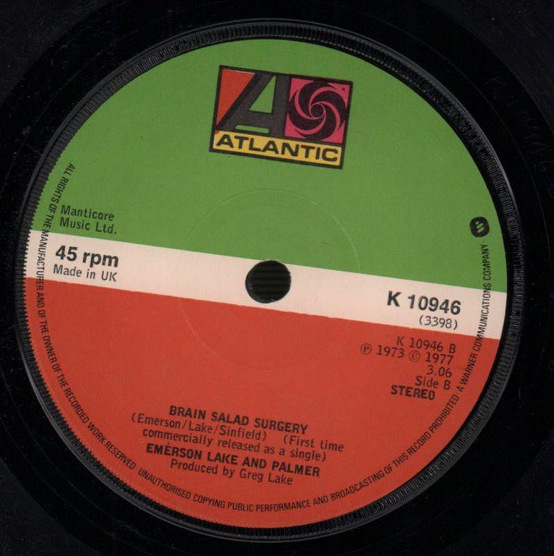 Fanfare For The Common Man-Atlantic-7" Vinyl-Ex/Ex+