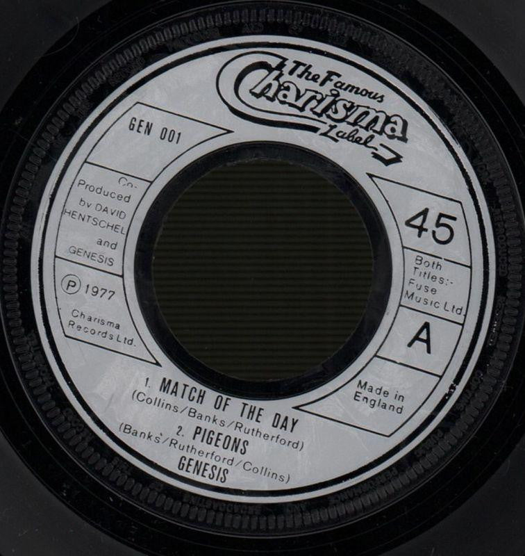 Genesis-Match Of The Day-Charisma-7" Vinyl
