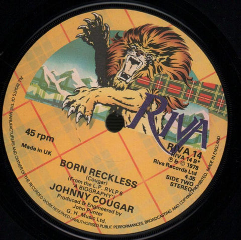 I Need A Lover-Riva-7" Vinyl-VG/Ex