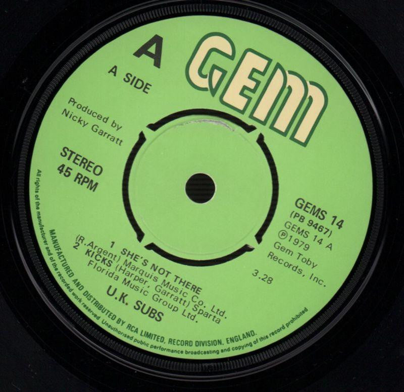 She's Not There-RCA-7" Vinyl P/S-Ex/Ex