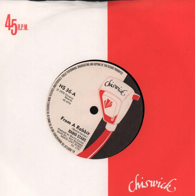 Radio Stars-From A Rabbit-Chiswick-7" Vinyl