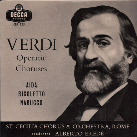 Verdi-St Cecilia Chorus & Orchestra Operatic Choruses-Decca-7" Vinyl P/S