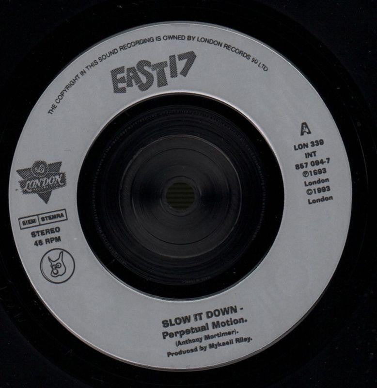 Slow It Down-London-7" Vinyl P/S-Ex-/Ex+