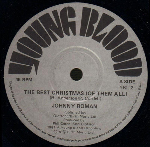The Best Christmas-Young Blood-7" Vinyl P/S-VG/Ex+