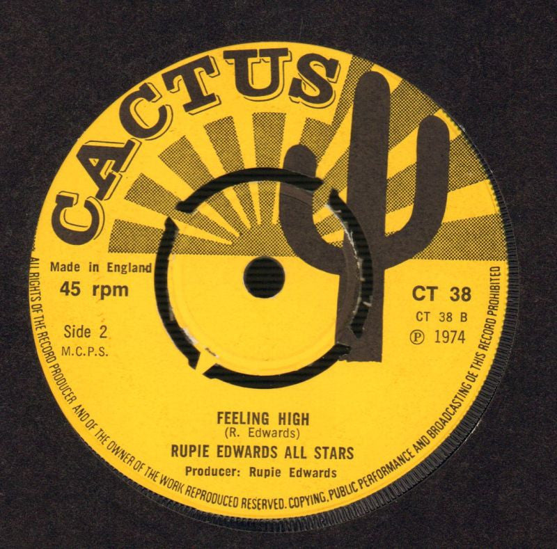 Ire Feelings / Feeling High-Cactus-7" Vinyl-VG/G+