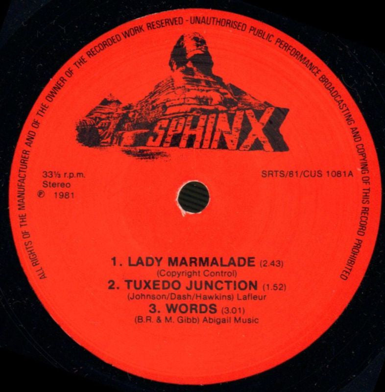 Lady Marmalade-SRT-7" Vinyl P/S-VG/Ex