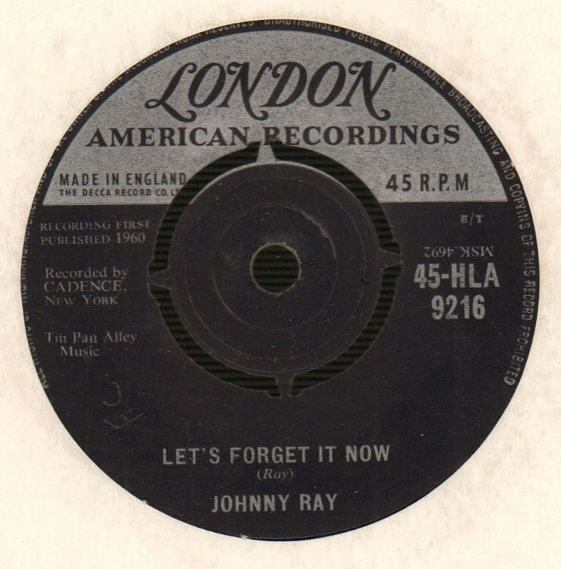 In The Heart Of A Fool/ Let's Forget It Now-London-7" Vinyl-VG/Ex