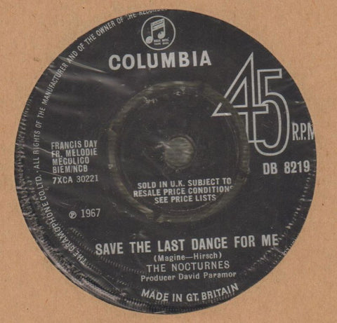 Why/ Save The Last Dance For Me-Columbia-7" Vinyl-VG/Ex